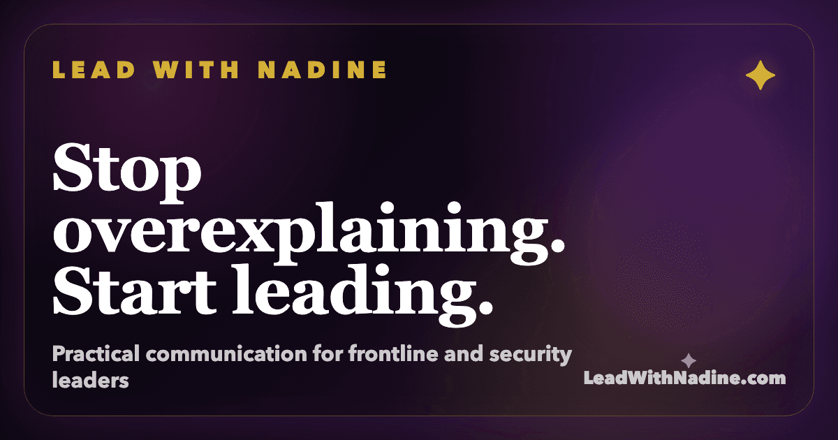 Lead With Nadine leadership development